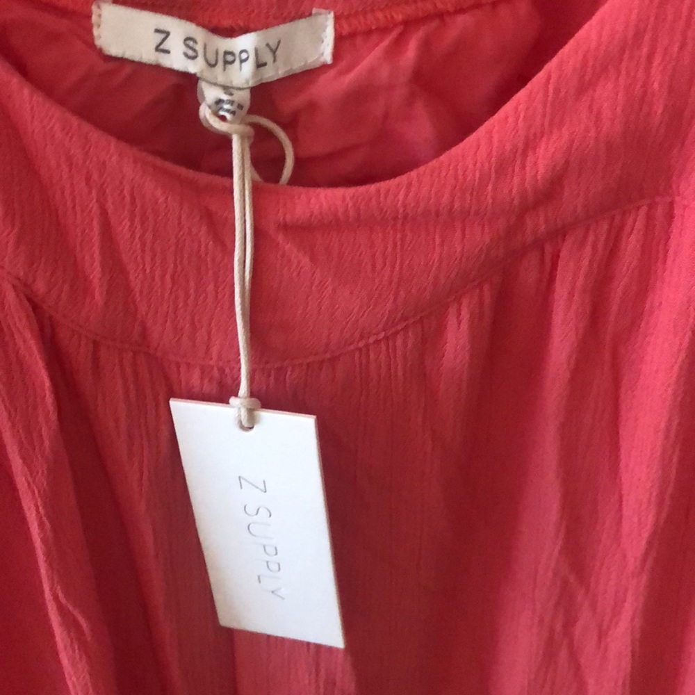 Z Supply LAILA Maxi Dress in Coral - Picture 8 of 12